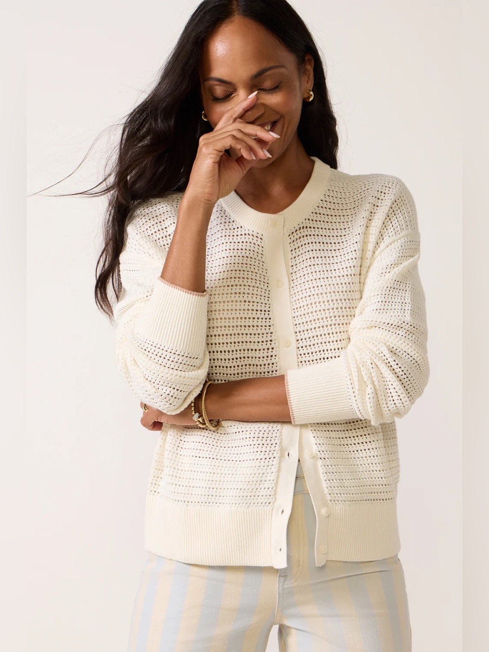 NWT VARLEY Pembroke Knit Cardigan